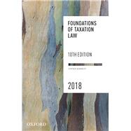 Foundations of Taxation Law 2018