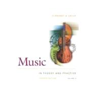 Music in Theory and Practice Vol 2 with Audio CD