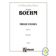 Twelve Studies, Op. 15 for Flute Solo, Kalmus Edition