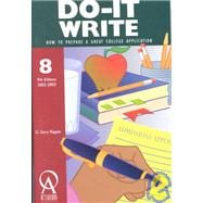 Do-It Write: How to Prepare a Great College Application : 2002-2003
