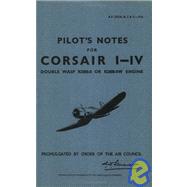 Chance Vought Corsair I-iv -pilot's Notes