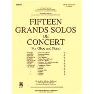 15 Grands Solos de Concert Oboe Solo/Piano Set