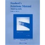 Student Solutions Manual, Multivariable, for Thomas' Calculus and Thomas' Calculus: Early Transcendentals, 12/e