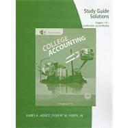 Study Guide Solutions, Chapters 1-9 for Heintz/Parry’s College Accounting, 20th + Combination Journal Module