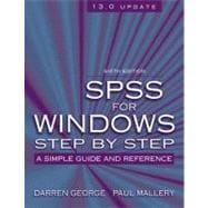 SPSS for Windows Step by Step : A Simple Guide and Reference, 13.0 Update