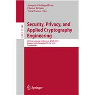 Security, Privacy, and Applied Cryptography Engineering