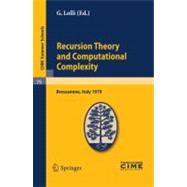 Recursion Theory and Computational Complexity