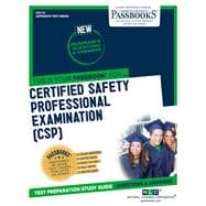 Certified Safety Professional Examination (CSP) (ATS-72) Passbooks Study Guide