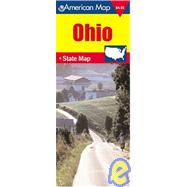 American Map Ohio State Travel Vision Map,9780841690721