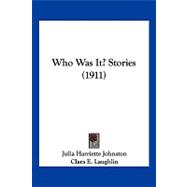 Who Was It? Stories