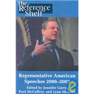 Representative American Speeches 2006-2007