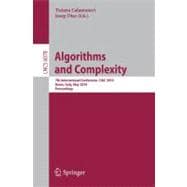 Algorithms and Complexity : 7th International Conference, CIAC 2010, Rome, Italy, May 26-28, 2010, Proceedings