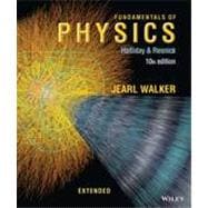 Fundamentals of Physics Extended, Tenth Edition