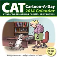 Cat Cartoon-A-Day 2014 Calendar A Year of Fur-bulous Feline Funnies