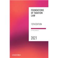 Foundations of Taxation Law 2021