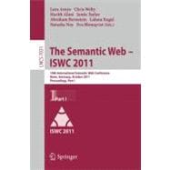 The Semantic Web - ISWC 2011: 10th International Semantic Web Conference, Bonn, Germany, October 23-27, 2011 Proceedings, Part I