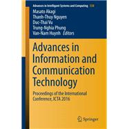 Advances in Information and Communication Technology