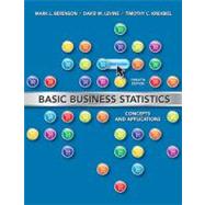 Basic Business Statistics + Mystatlab With Pearson Etext Access Card