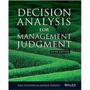 Decision Analysis for Management Judgment