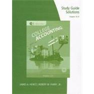 Study Guide Solutions, Chapters 16-27 for Heintz/Parry’s College Accounting