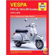 Vespa P/px125, 150 & 200 Scooters 1978 to 2003