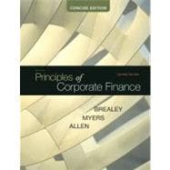 Principles of Corporate Finance, Concise,9780073530741