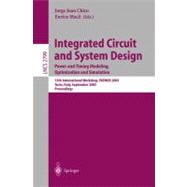 Integrated Circuit and System Design: Power and Timing Modeling, Optimization and Simulation : 13th International Workshop, Patmos 2002, Torino, Italy, September 10-12, 2003 : Proceedings