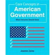 Core Concepts in American Government What Everyone Should Know