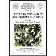 Water in Nominally Anhydrous Minerals