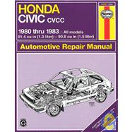 Honda Civic 1300 and 1500 CVCC Manual No. 633 '80-'83