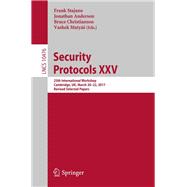 Security Protocols Xxv