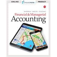 CNOWv2, 2 terms Instant Access for Warren/Reeve/Duchac’s Financial & Managerial Accounting
