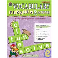 Vocabulary Puzzles and Activities, Grade 3