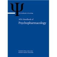 Apa Handbook of Psychopharmacology,9781433830754