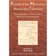 Records of the Moravians Among the Cherokees