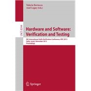 Hardware and Software Verification and Testing