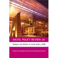 Social Policy Review 20