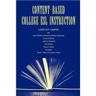 Content-Based College Esl Instruction