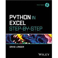Python in Excel Step-by-Step book cover, ISBN 9781394340767