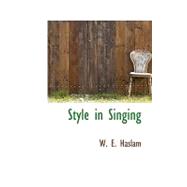 Style in Singing