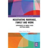 Negotiating Marriage, Family and Work: An ethnography of middle class Egyptian women