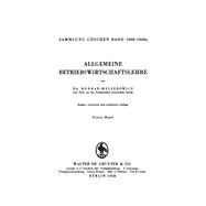 Allgemeine Betriebswirtschaftslehre