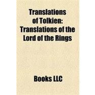 Translations of Tolkien : Translations of the Lord of the Rings