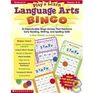 Play & Learn Language Arts Bingo,9780439370783