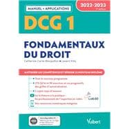 DCG 1 - Fondamentaux du droit : Manuel et Applications 2022-2023