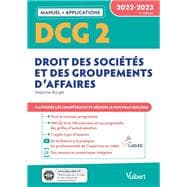 DCG 2 - Droit des sociétés et des groupements d'affaires - 2022-2023