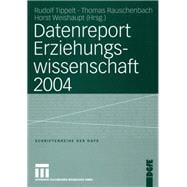 Datenreport Erziehungswissenschaft 2004