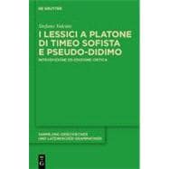 I Lessici a Platone De Timeo Sofista E Pseudo-didimo