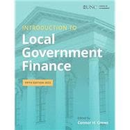 Introduction to Local Government Finance book cover, ISBN 9781642380798