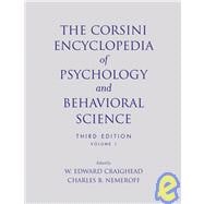 The Corsini Encyclopedia of Psychology and Behavioral Science, Volume 1